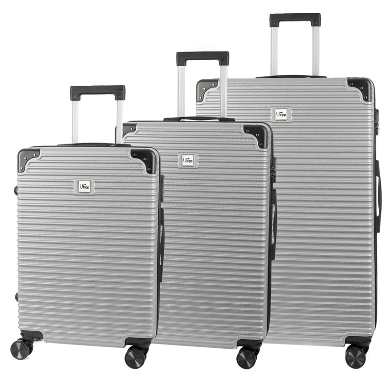 Jeu de 3 valises trolley, en matériau léger abs haute résistance.