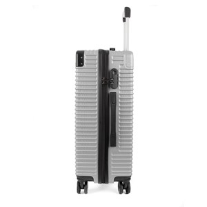 Jeu de 3 valises trolley, en matériau léger abs haute résistance.