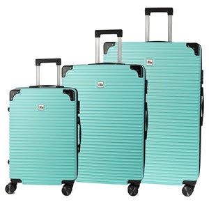 Ensemble de 3 valises trolley, en matériau léger abs haute résistance.