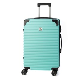 Valise de cabine trolley en matériau léger en abs de haute résistance.