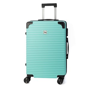 Valise de cabine trolley en matériau léger en abs de haute résistance.