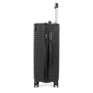 Valise de grand volume trolley rigide ultraléger, en abs haute résistance.