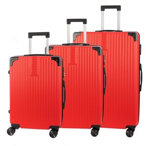 Ensemble de 3 valises trolley, en matériau léger abs haute résistance.