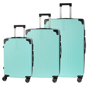 Ensemble de 3 valises trolley, en matériau léger abs de haute résistance.