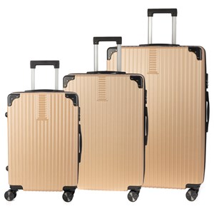 Ensemble de 3 valises trolley, en matériau léger abs haute résistance.