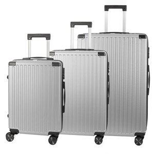 Set de 3 valises trolley, en matériau léger abs de haute résistance.