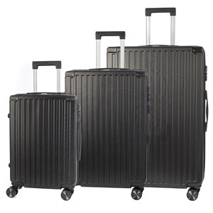 Jeu de 3 valises trolley, en matériau léger abs haute résistance.