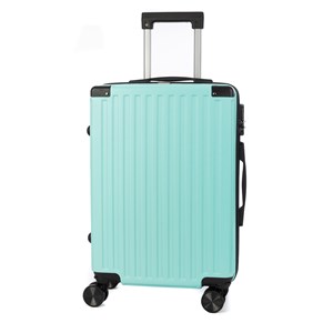 Valise de cabine trolley en matériau léger en abs haute résistance.