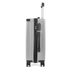 Valise grande capacité trolley rigide ultraléger, en abs haute résistance.