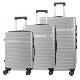 Jeu de 3 valises trolley, en matériau léger abs de haute résistance.