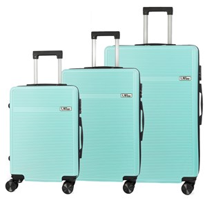 Ensemble de 3 valises trolley, en matériau léger abs de haute résistance.