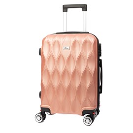 Valise de cabine trolley en matériau léger abs haute résistance.