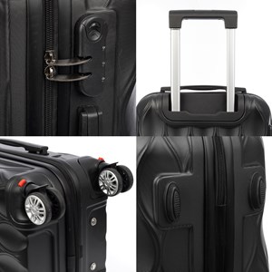 Malette de cabine trolley en matériau léger en abs de haute résistance.