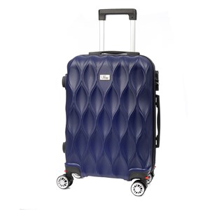 Valise de cabine trolley en matériau léger en abs haute résistance.