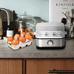 Cuit oeufs électrique 6 oeufs arrêt automatique signal sonore