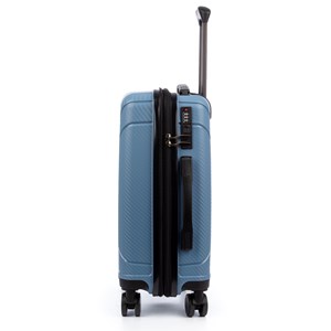 Jeu de 3 valises trolley extensibles en pp résistant aux chocs.