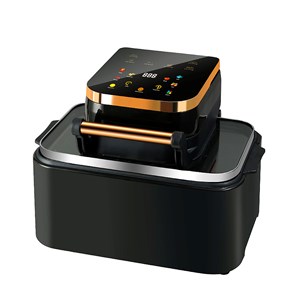 Friteuse à air multifonction de 1700w, capacité de 12l.