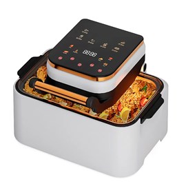 Friteuse à air multifonction de 1700w, capacité de 12l.