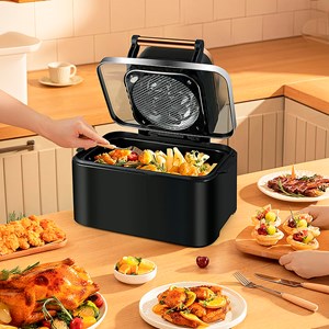 Friteuse à air multifonction de 1700w, capacité de 12l.