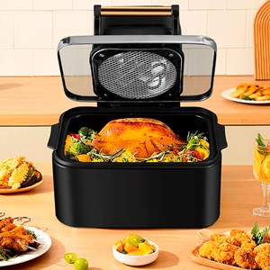 Friteuse à air multifonction de 1700w, capacité de 12l.