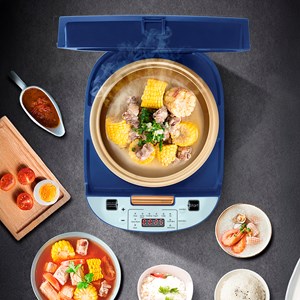 Cuiseur à riz électrique à chaleur tridimensionnelle et 900w.