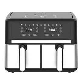 Friteuse à air sans huile de 3000w double panier.