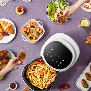 Friteuse à air 8l, 1400w. Écran tactile, programmes de cuisson.