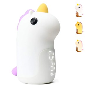 Réveil avec lumière nocturne pour enfants, intensité réglable.