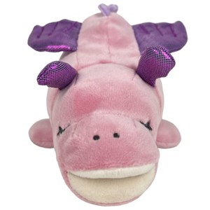 Porte-clé peluche nemu nemu dragona le dragon rose (18 cm)