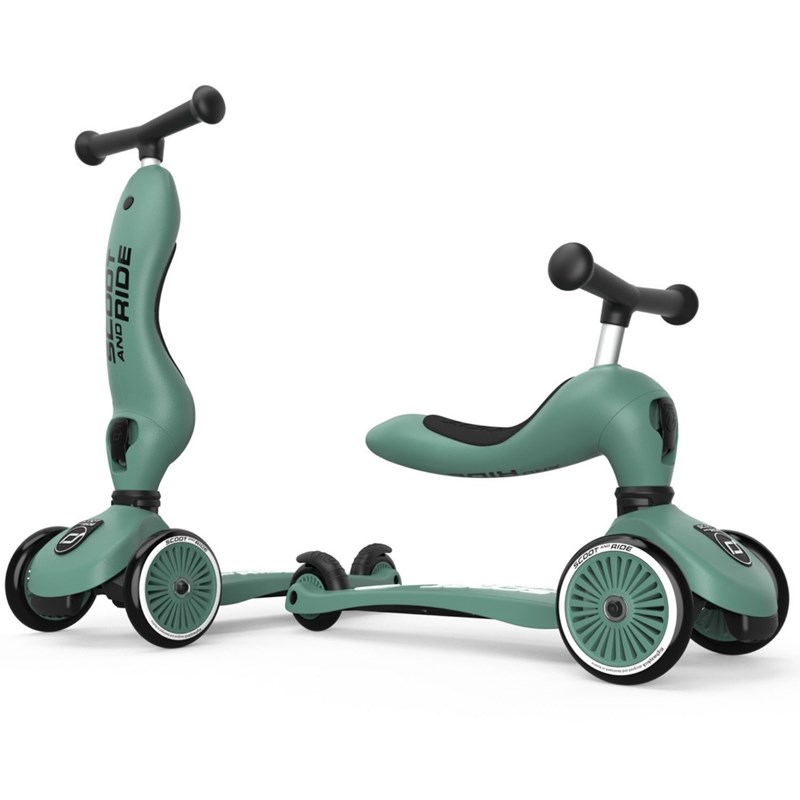 Porteur évolutif en trottinette highwaykick 1 forest