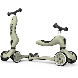 Porteur évolutif en trottinette highwaykick 1 olive