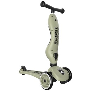 Porteur évolutif en trottinette highwaykick 1 olive