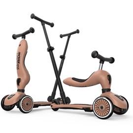 Porteur évolutif highwaykick 1 push and go mocha
