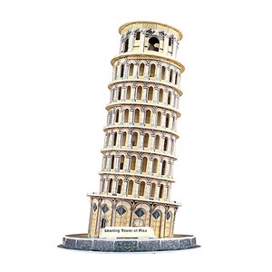 Puzzle 3d de la tour de pise. Comprend 34 pièces.
