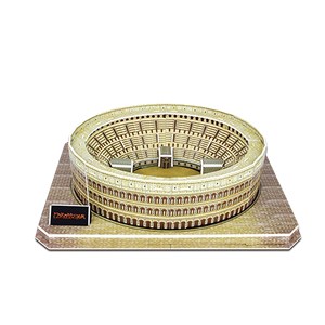 Puzzle 3d du colisée à rome. Comprend 38 pièces.