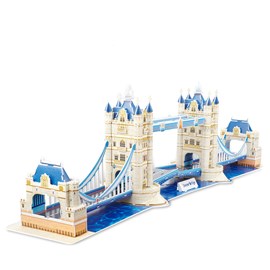 Puzzle 3d du tower bridge à londres. Comprend 120 pièces.