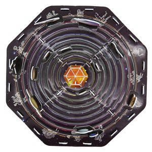 Puzzle 3d système solaire 45 pièces. 20,3x20,3x4,4 cm.