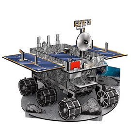 Puzzle 3d jade rabbit lunar rover 53 pièces. 13,8x13,8x11,4 cm.