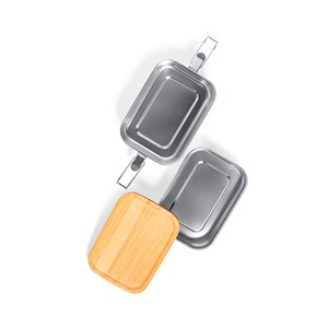 Bento 2 compartiments 340 et 600 ml. Avec fermeture de sécurité.