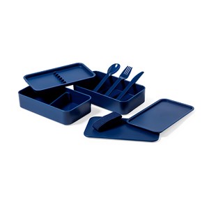 Bento 2 compartiments 700 ml avec couverts