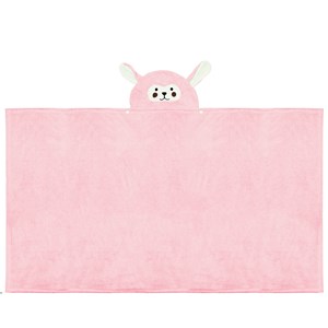 Serviette enfant design lapin. Multi-usages.