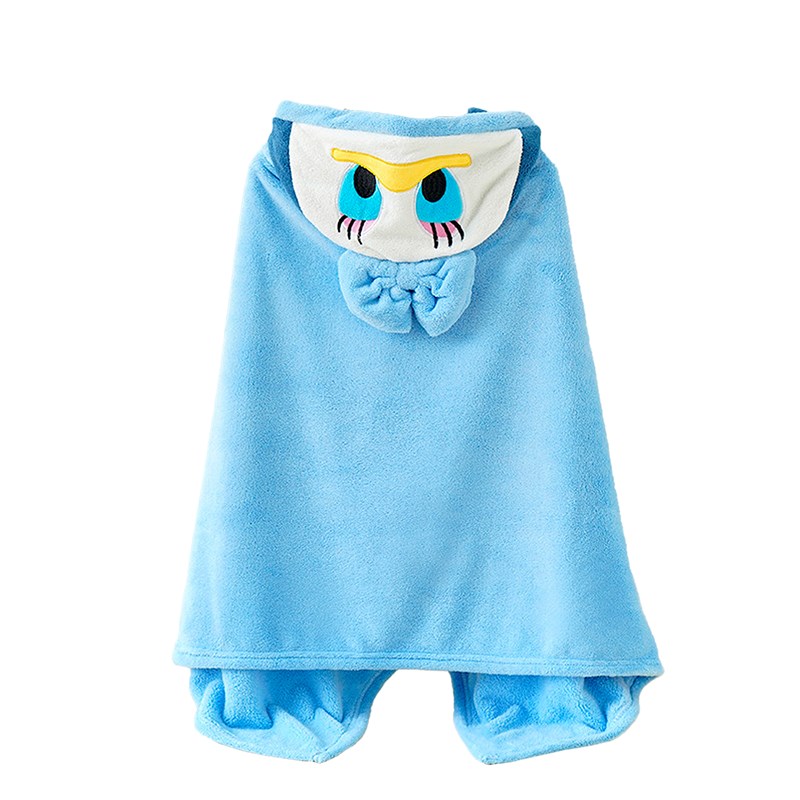Serviette enfant design canard. Multiusages : serviette de bain.