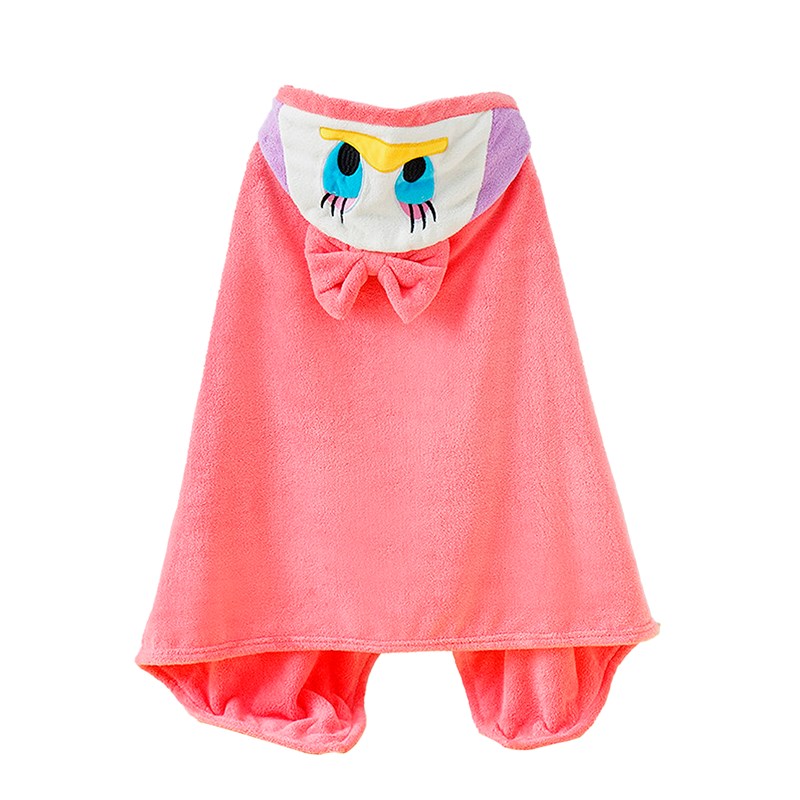 Serviette enfant design canard. Multi-usage : serviette de bain.