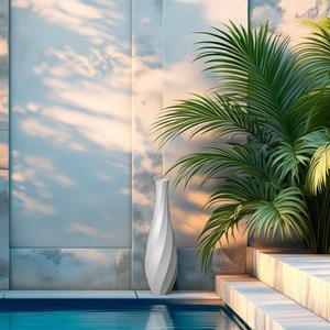 Grand vase à poser aérium 6l - blanc