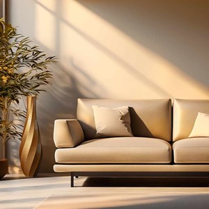 Grand vase à poser aérium 6l - doré