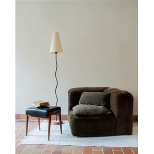 Chauffeuse d'angle en velours n°69