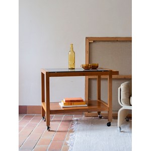 Desserte en bois et verre n°200