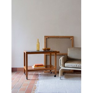 Desserte en bois et verre n°200