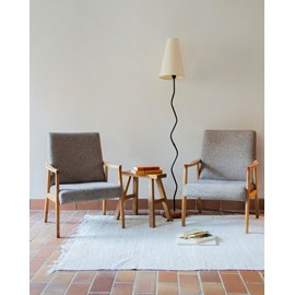 Paire de fauteuils en tissu n°696