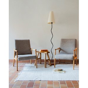 Paire de fauteuils en tissu n°696